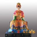 河南青宵元君靈山圣母鄧州云峰佛像雕塑廠價格寺廟佛像擺件