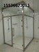  Professional installation and production of tempered glass door in small store area