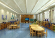 好看的幼儿园课室装修效果图贝尔康幼儿园整体家具定制系列之美式深蓝