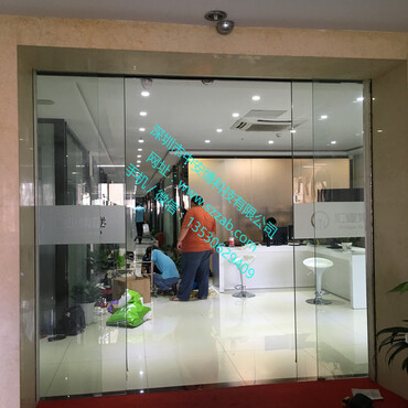 【翠竹刷卡门禁安装玻璃门维修自动门安装服务