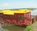 木船廠直銷10-20米的畫舫船餐飲觀光船出售