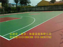 山东聊城室外篮球场施工（众建宏体育）建设篮球场图片1