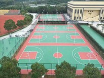 内蒙古乌兰察布硅pu篮球场施工各类球场工程图片0