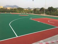 内蒙古乌兰察布硅pu篮球场施工各类球场工程图片5