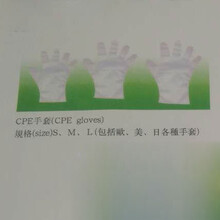 CPE手套批发多种尺寸包括欧美日各种手套