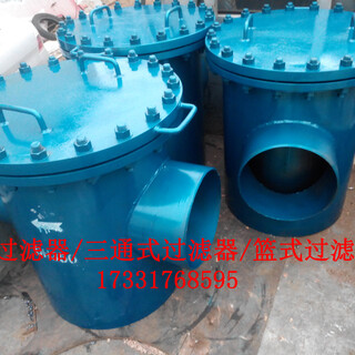 沧州地区生产碳钢蓝式过滤器，Y型过滤器，T型过滤器，厂家图片2