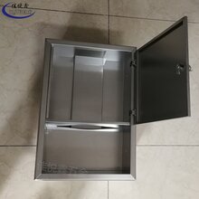 商用卫生间埋墙式不锈钢手纸箱公共纸巾架抽纸盒批发包邮图片