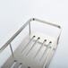  Single layer rectangular washing frame, wall hanging shelf beside stainless steel washstand