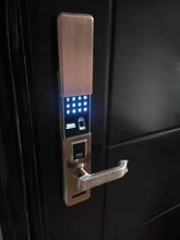佳悦鑫指纹密码智能锁不锈钢家用防盗门电子锁厂家直销包安装图片
