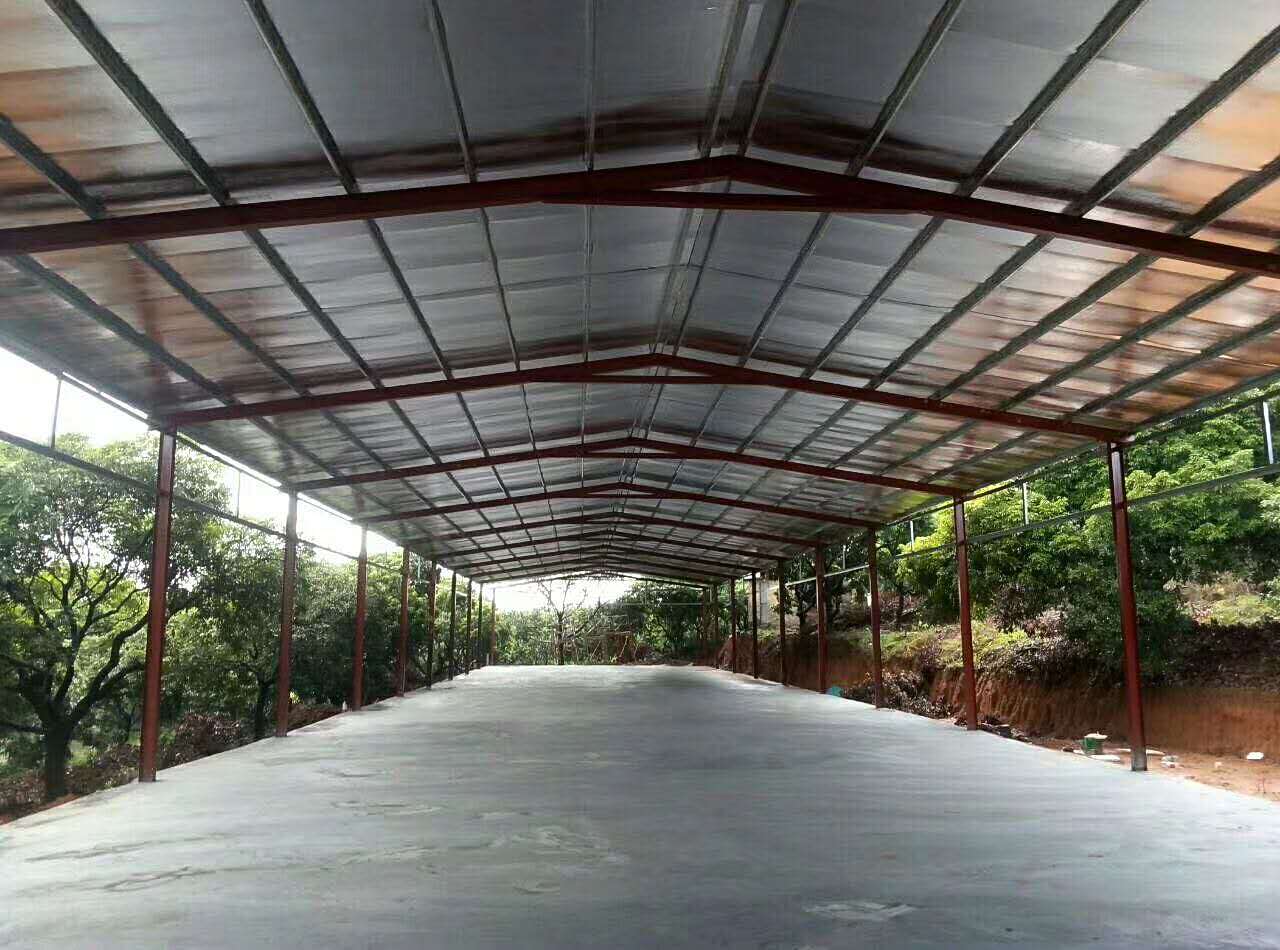2020广东东莞凤岗镇厂房施工，雨篷防腐，提供玻璃板建方案