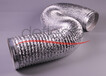 夹筋铝箔复合软管铝箔保温软管价格空调铝箔软管迪多通风厂家直销
