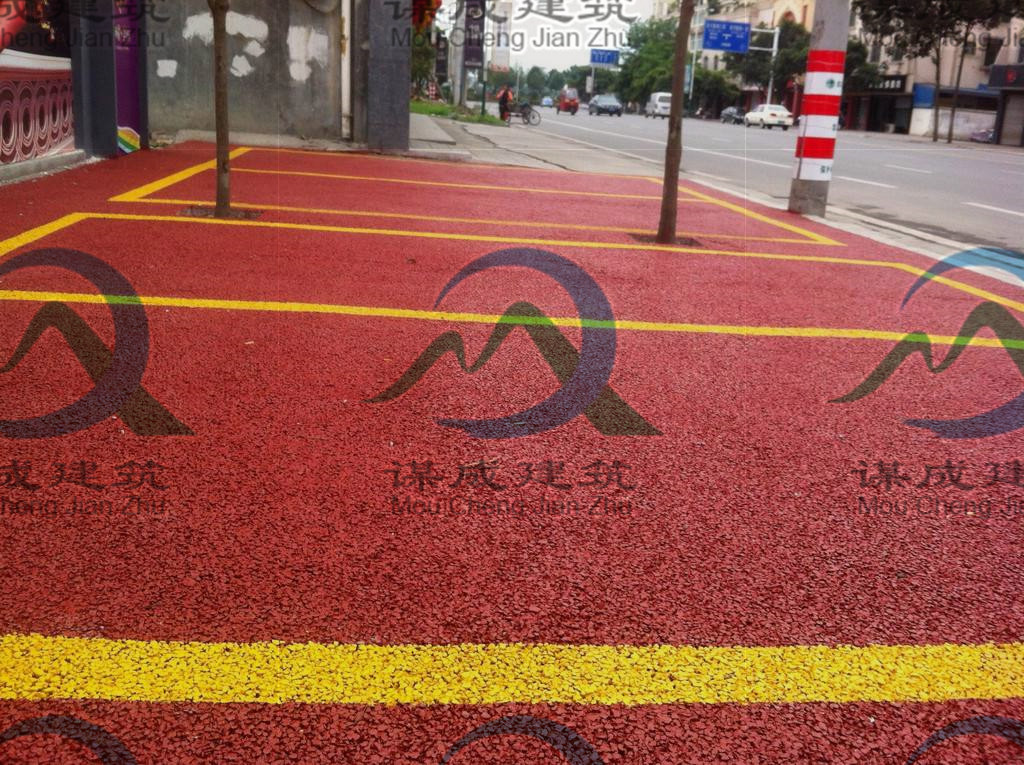 详情：芜湖透水彩色路面--施工公司
