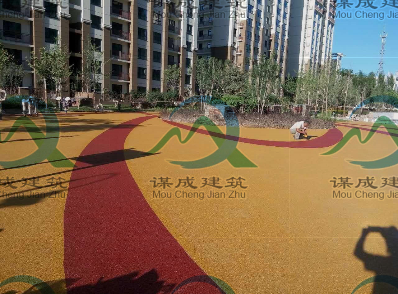 推出：徐州透水彩色路面--施工工艺