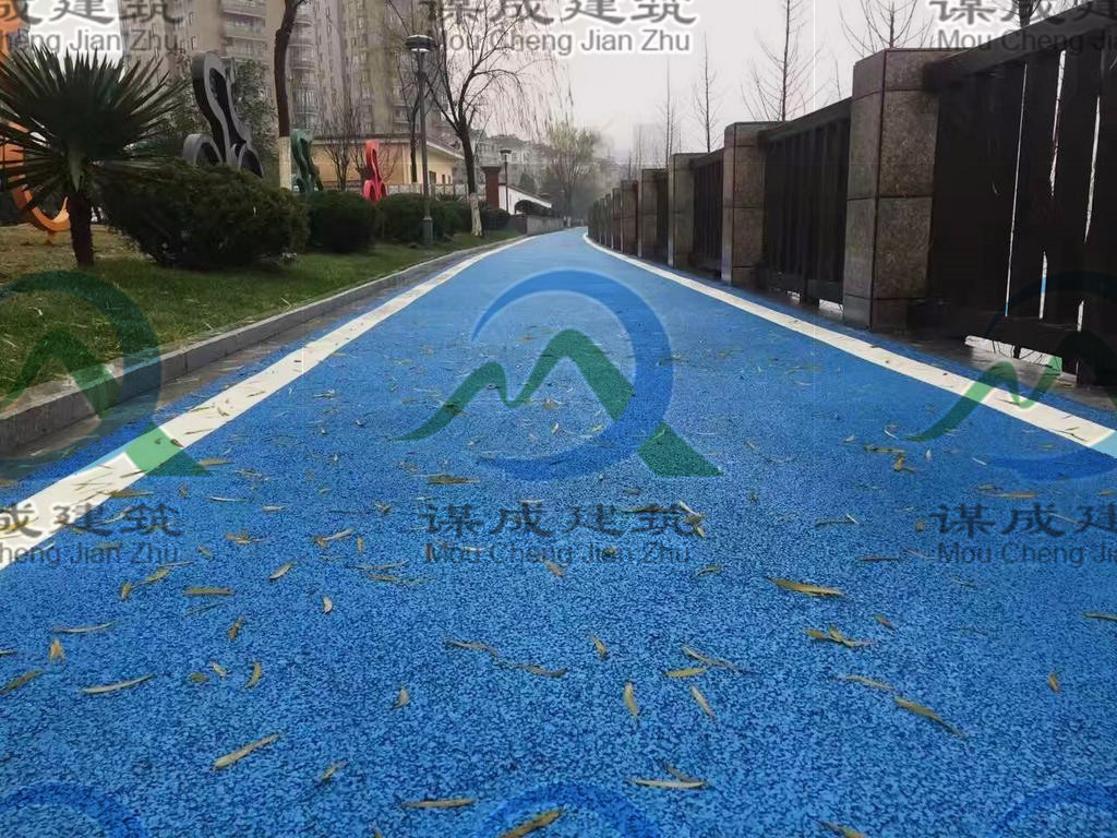介绍：南京溧水区彩色混凝土道路--服务