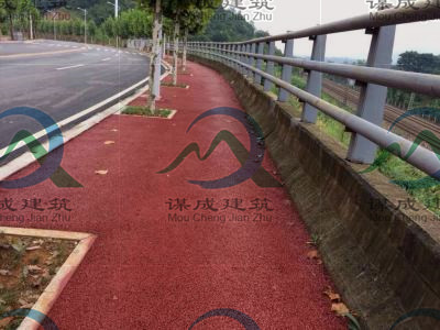 详情：滁州彩色混凝土道路--施工工艺