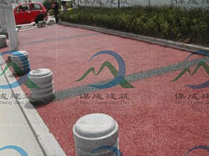 介绍：南京六合区透水彩色混凝土--施工工艺