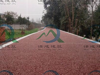 推出：南京六合区透水彩色混凝土--多少钱一平图片0