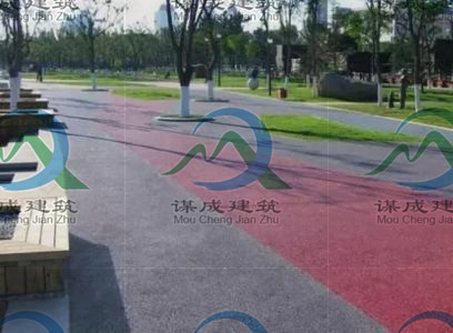 宣布：南京市政彩色透水地坪--施工公司