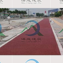 介绍：滁州彩色混凝土道路--服务