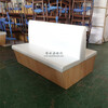 湘橋區牛排店家具定制多層板雙面卡座沙發