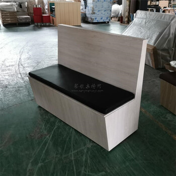 吳川市韓式燒烤店防火板卡座沙發(fā)定制