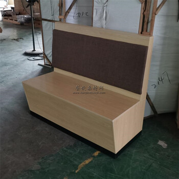 茂南區(qū)三胺板卡座沙發(fā)定做米線店家具