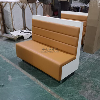 梅江區(qū)甜品店家具定做韓式小吃店卡座沙發(fā)