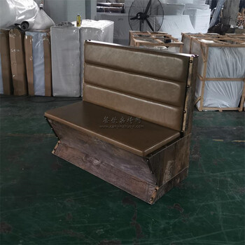 普陀區(qū)工業(yè)風淼鑫豬肚雞火鍋店卡座沙發(fā)訂做廠