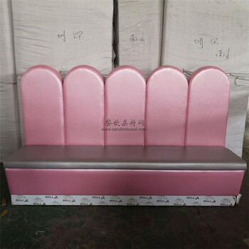鳳山縣個性靠墻卡座沙發(fā)實物圖奶茶甜品店家具