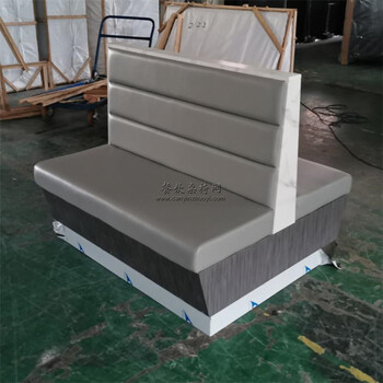 迎澤區(qū)西餐廳家具定做加工防火板耐磨型卡座沙發(fā)