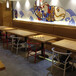 红花岗区烤鱼馆家具定制靠墙卡座沙发餐桌椅案例