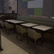 余庆县西餐厅靠墙卡座沙发桌椅案例牛排屋家具订做