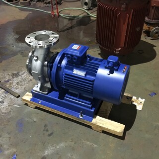 ISW80-160卧式管道泵防爆不锈钢304材质离心泵图片5