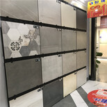 迅鹰陶瓷展架冲孔板，地砖网孔板，杭州瓷砖展示架带挂钩图片5