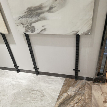 迅鷹瓷磚展廳展示架，陶瓷沖孔條展架，阜陽地板磚沖孔條貨架