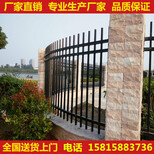 东莞工厂围墙栏杆定做别墅铁艺护栏价格外围锌钢栅栏安装图片2
