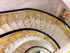高档豪宅精选铜艺艺术楼梯栏杆欧式旋转楼梯护栏定制