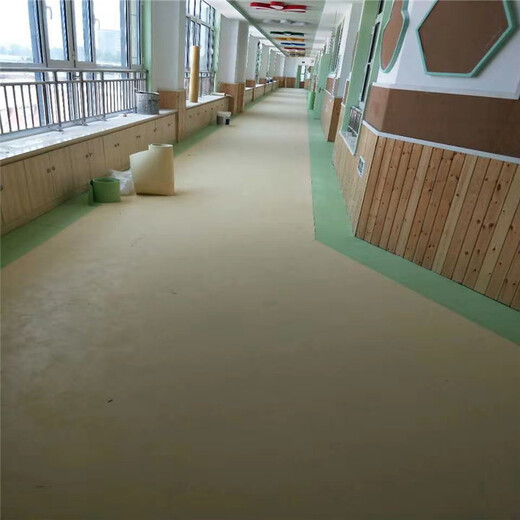 幼儿园塑胶地板施工,弹性pvc塑胶地板