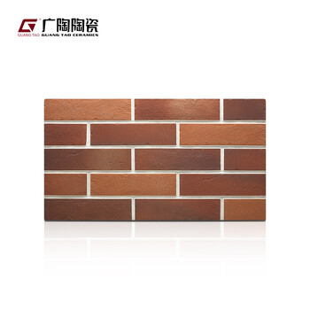 佛山瓷砖品牌广陶陶瓷文化石磨砂砖建筑别墅外墙砖