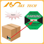 75G防震标签shockwatch橙色震动指示标签防震显示标签图片4