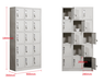 全新四门更衣柜六门更衣柜员工更衣柜合肥送货上门安装