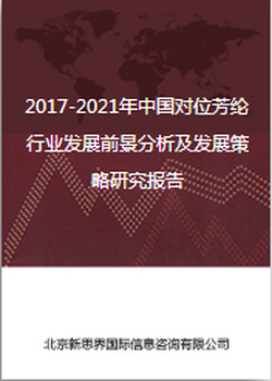 2017-2021年中国对位芳纶行业发展前景分析及发展策略研究报告