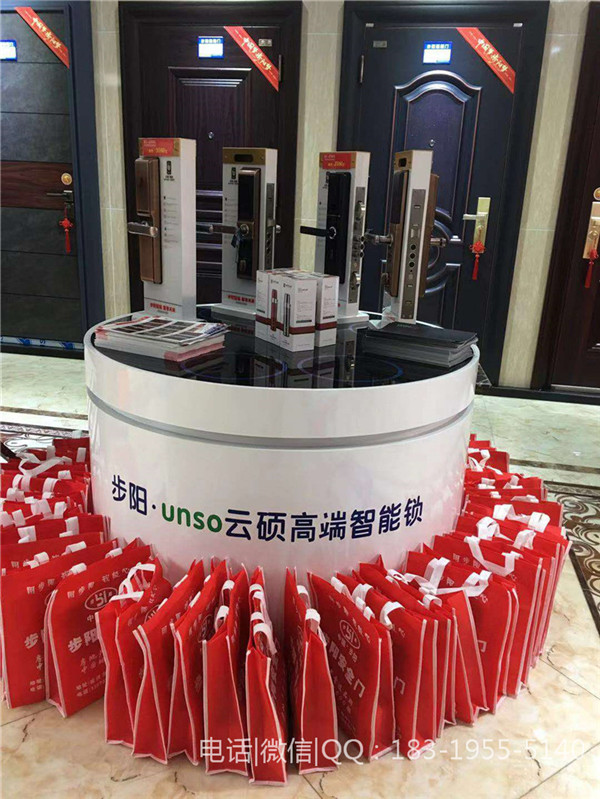 上海长宁神将安全门智能锁电子锁展示柜新品上市