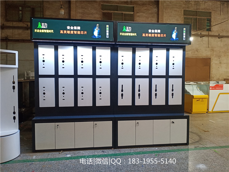 北京顺义智能锁展示柜价格智能指纹锁架厂家代理