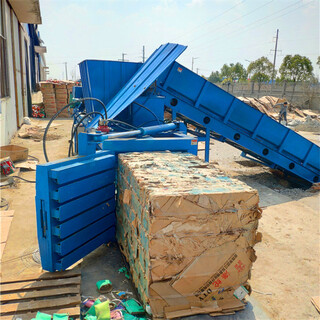 湖北武汉卧式废纸箱120吨液压打包机图片3