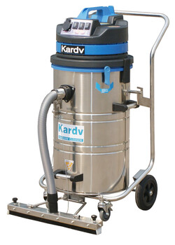 凯德威工厂用80L工业吸尘器DL-3078P吸铁屑污水用干湿吸尘器