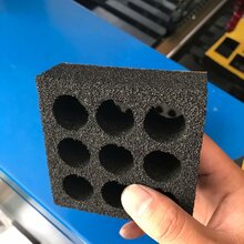 供应六公分吸音棉激光切割机包装材料海绵泡棉激光雕刻机无毛刺图片