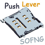 硕方电子push-pull卡座,SD卡座SD-001外形尺寸：16.5mm25.5mm2.9mm