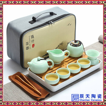 白瓷功夫茶具现代薄胎透光陶瓷泡茶功夫茶具套装