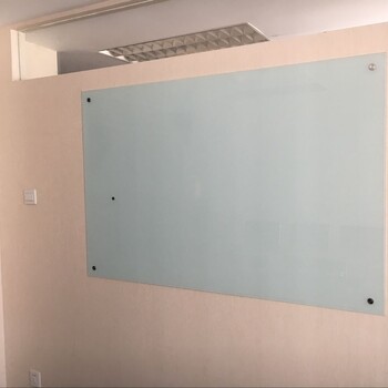 北京厂家定做钢化烤漆玻璃白板免费送货安装白板